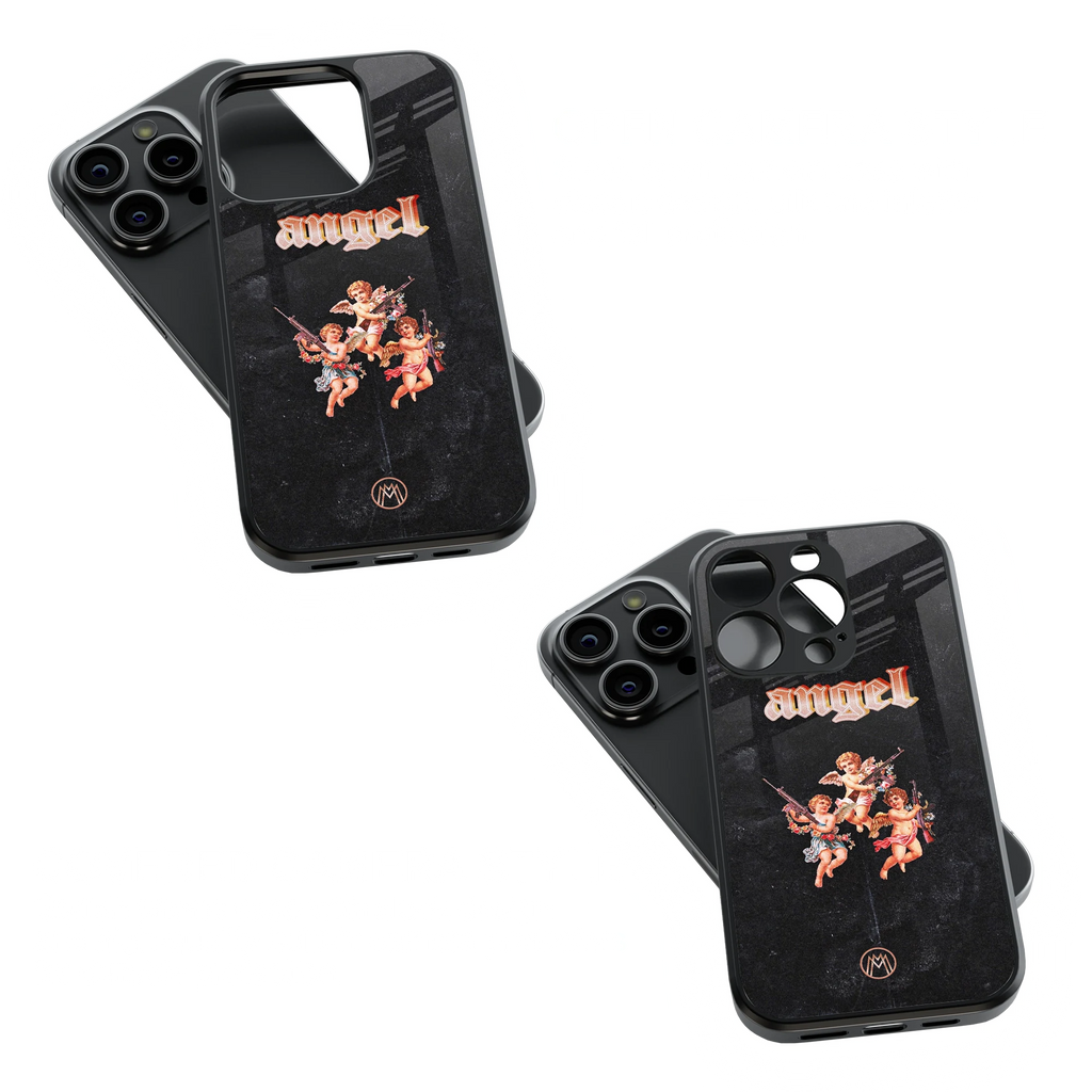 Trendy Glass Back Mobile Case for iPhone, Samsung, Redmi, OnePlus, Google Pixel, Motorola