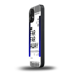 far far away boarding pass ticket back phone cover | glass case for nothing phone 2