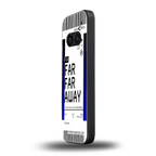 far far away boarding pass ticket back phone cover | glass case for nothing phone 2a