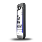 far far away boarding pass ticket back phone cover | glass case for oneplus nord 4