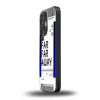 far far away boarding pass ticket back phone cover | glass case for oneplus nord ce 3