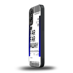 far far away boarding pass ticket back phone cover | glass case for oneplus nord ce 4 lite