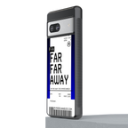 far far away boarding pass ticket back phone cover | glass case for Google Pixel 7A