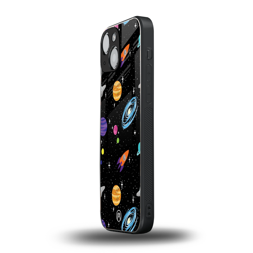 far far away back phone cover | glass case for iphone 13 mini