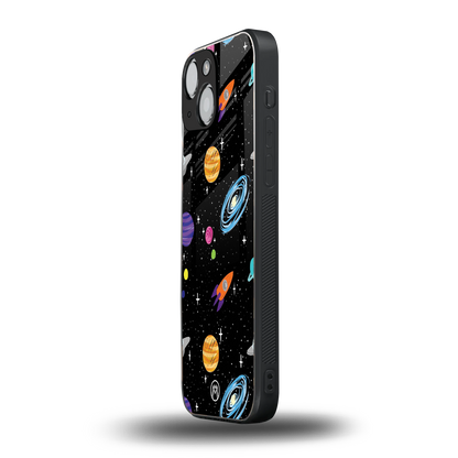 far far away back phone cover | glass case for iphone 13 mini