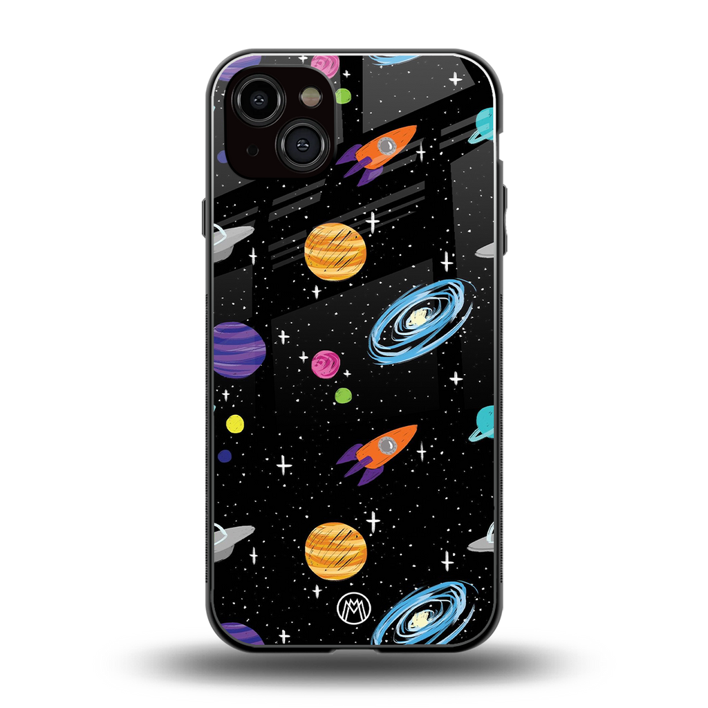 far far away back phone cover | glass case for iphone 14 plus