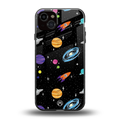 far far away back phone cover | glass case for iphone 14 plus