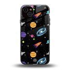 far far away back phone cover | glass case for iphone 14 plus
