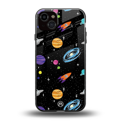far far away back phone cover | glass case for iphone 14 plus