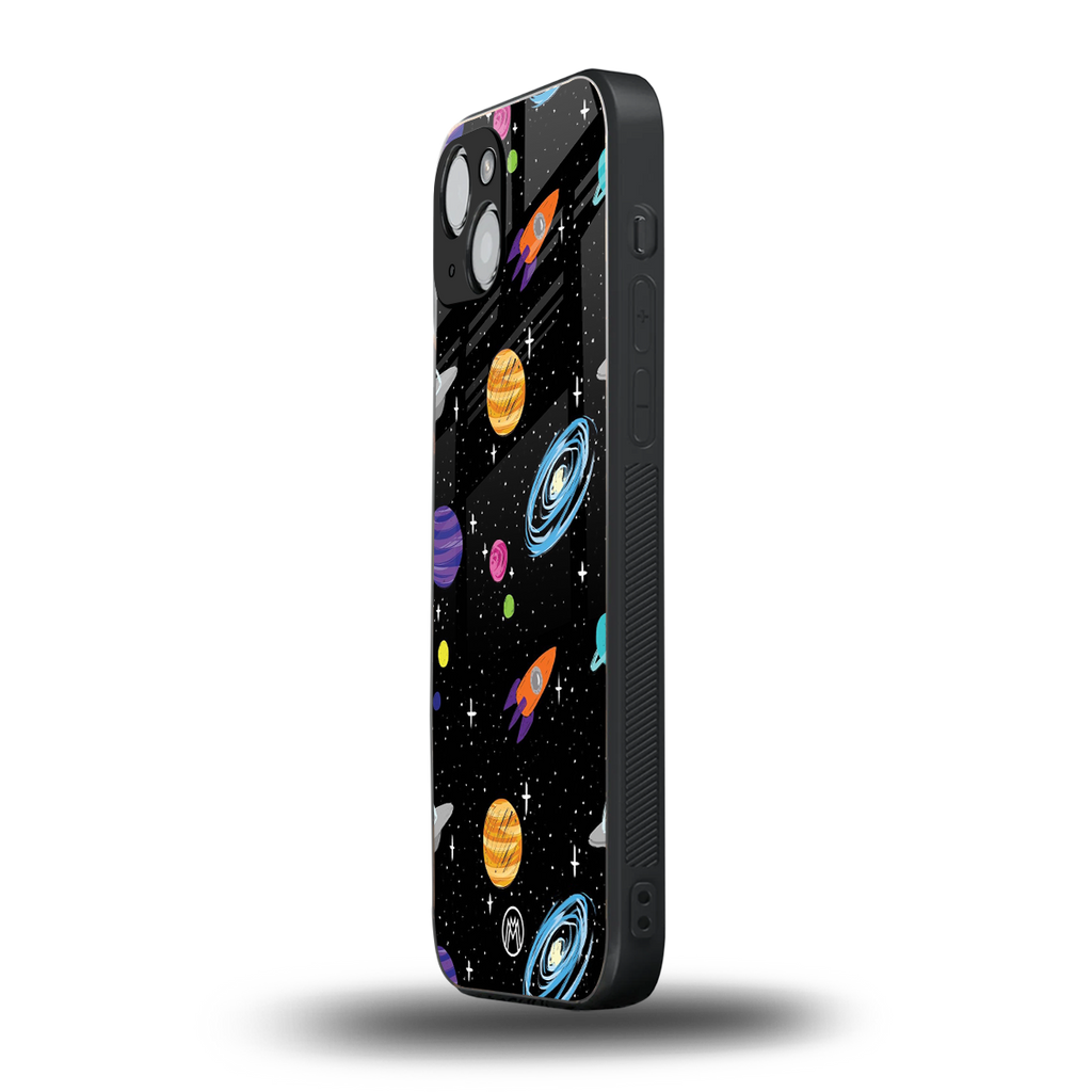 far far away back phone cover | glass case for iphone 15 plus