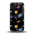 far far away back phone cover | glass case for iphone 15