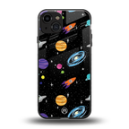 far far away back phone cover | glass case for iphone 15