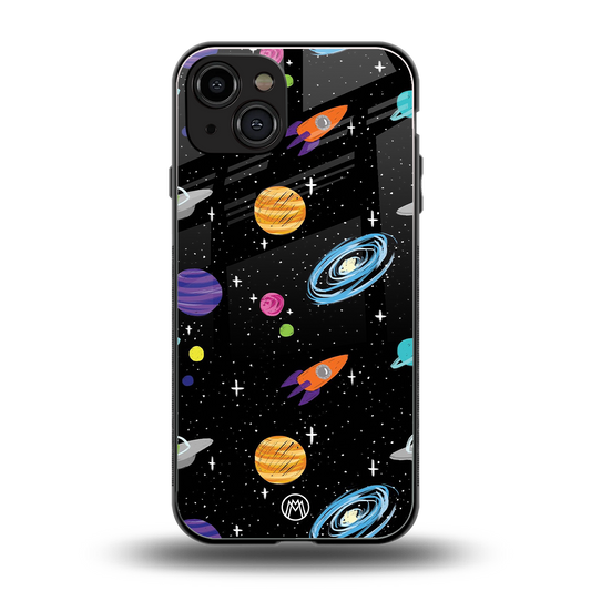 far far away back phone cover | glass case for iphone 15
