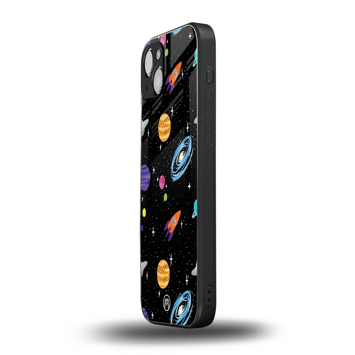 far far away back phone cover | glass case for iphone 15
