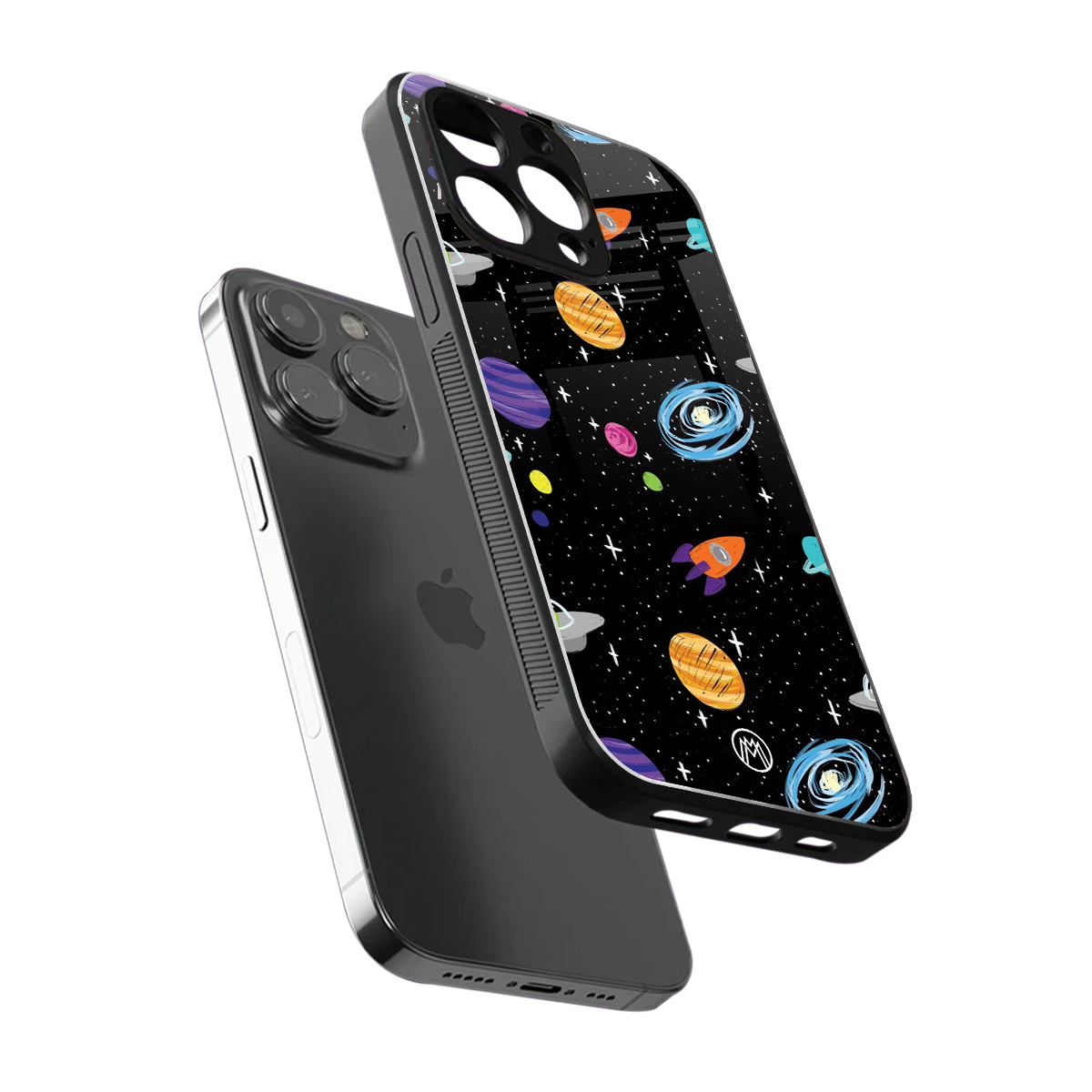 far far away back phone cover | glass case for iphone 15 pro