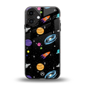 far far away back phone cover | glass case for iphone 16 plus