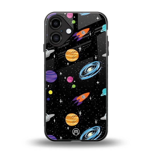 far far away back phone cover | glass case for iphone 16 plus