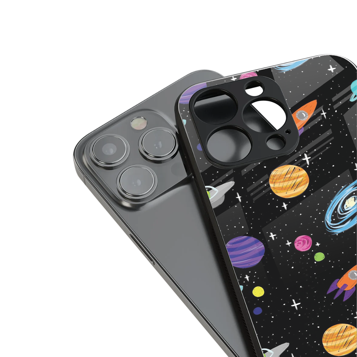 far far away back phone cover | glass case for iphone 16 pro max