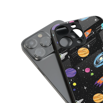 far far away back phone cover | glass case for iphone 15 pro