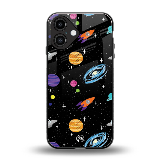 far far away back phone cover | glass case for iphone 16