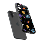 far far away back phone cover | glass case for iphone 16