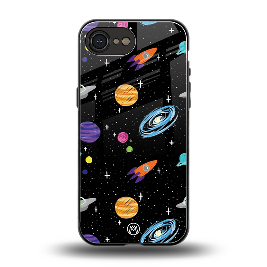 far far away back phone cover | glass case for iphone 16e