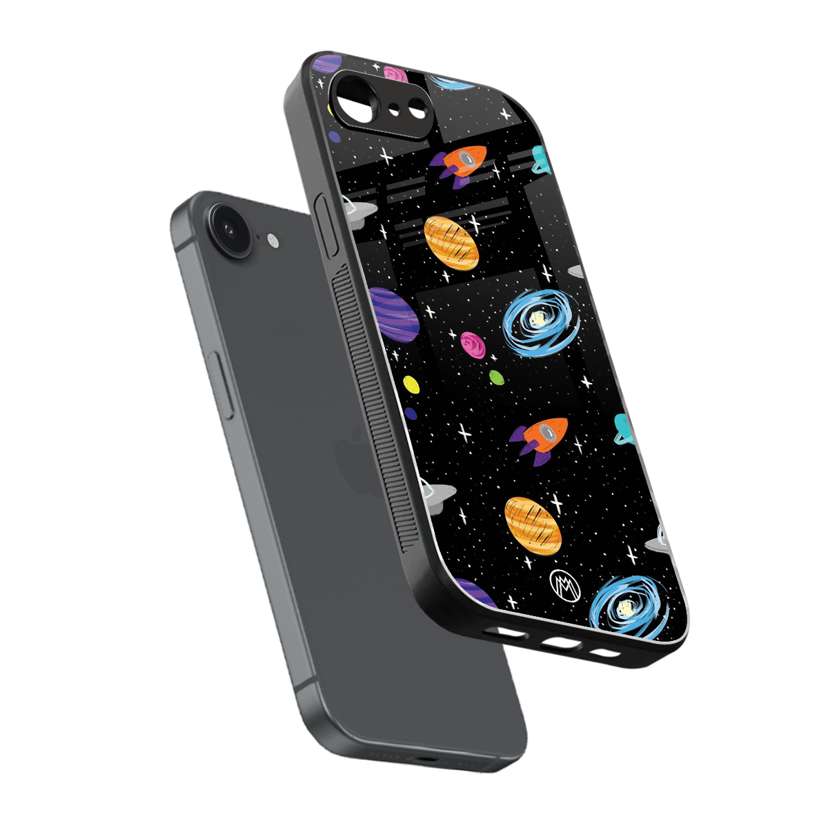 far far away back phone cover | glass case for iphone 16e