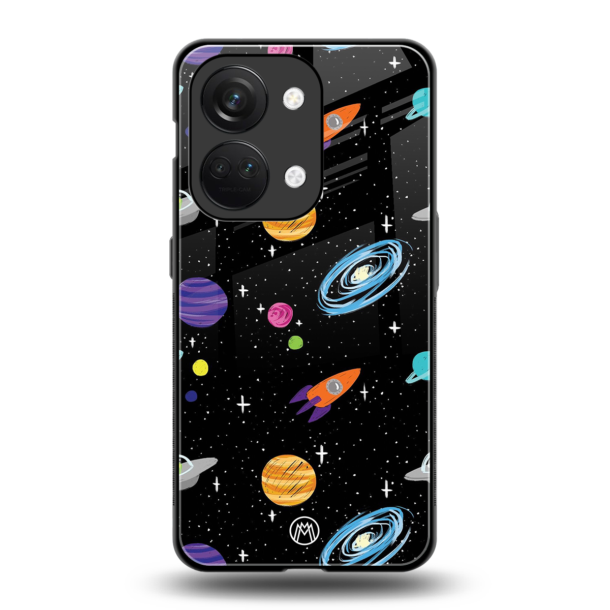 far far away back phone cover | glass case for oneplus nord 3