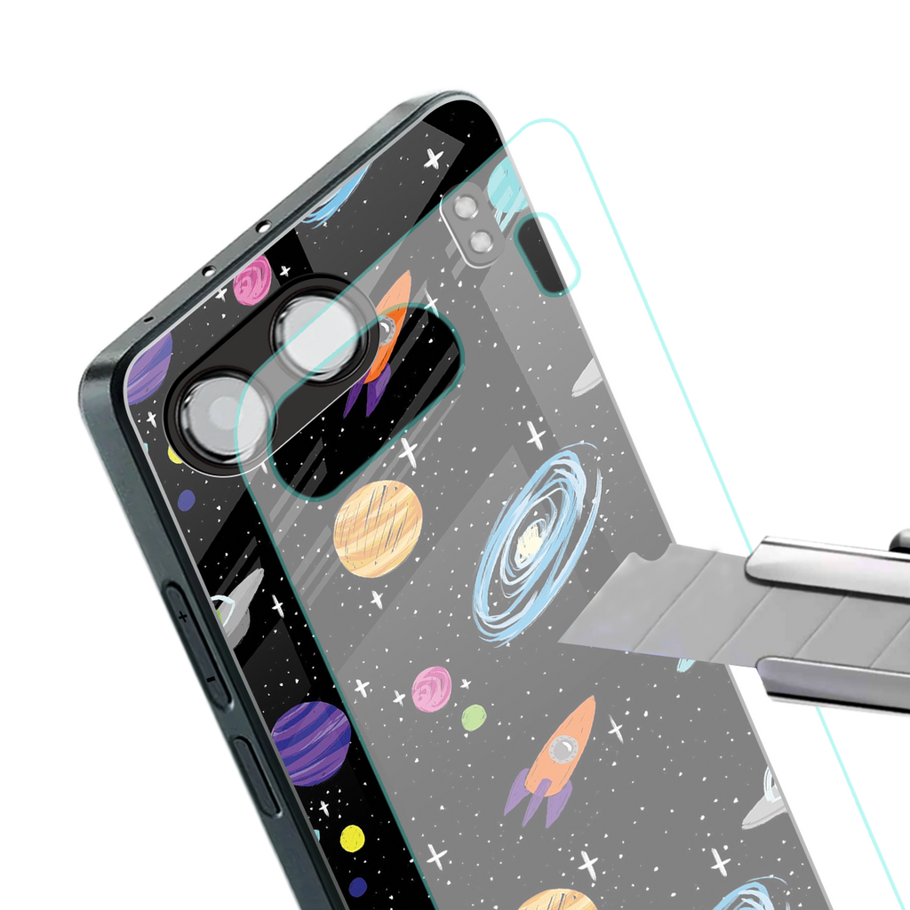 far far away back phone cover | glass case for oneplus nord 4