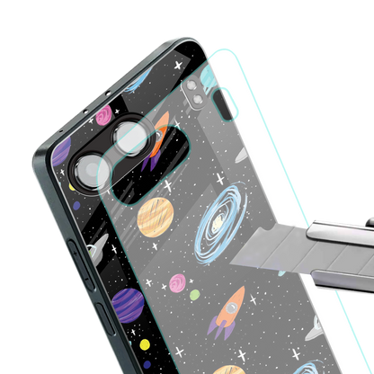 far far away back phone cover | glass case for oneplus nord 4