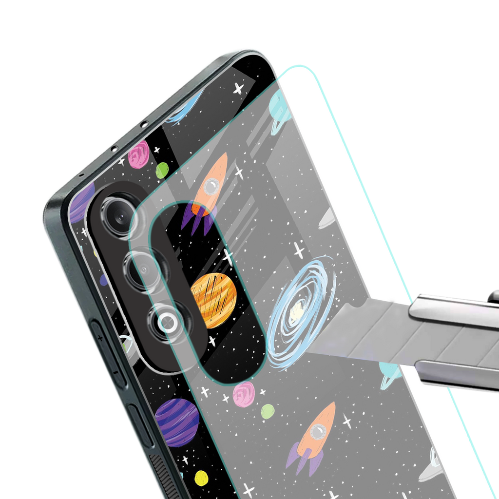 far far away back phone cover | glass case for oneplus nord ce 4