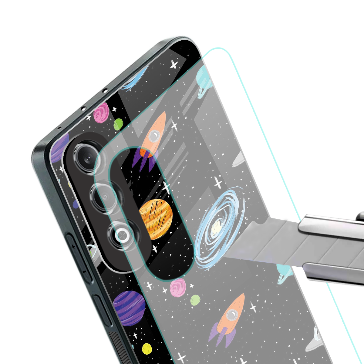 far far away back phone cover | glass case for oneplus nord ce 4