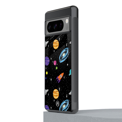 far far away back phone cover | glass case for google pixel 8 pro