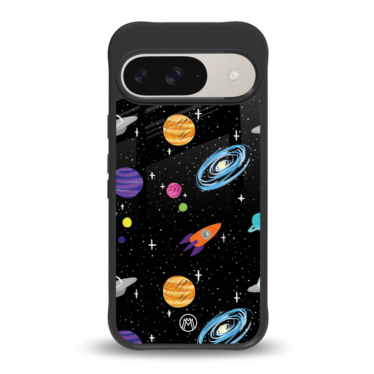 far far away back phone cover | glass case for google pixel 9