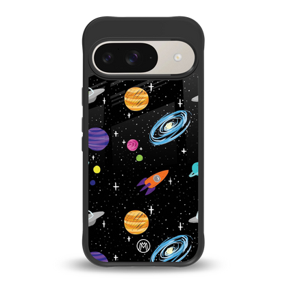 far far away back phone cover | glass case for google pixel 9