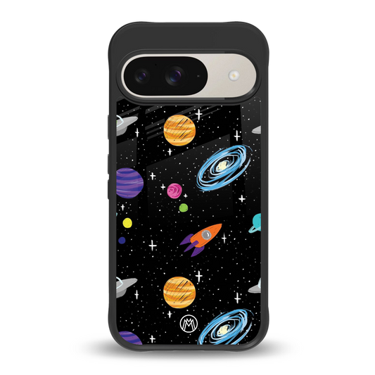 far far away back phone cover | glass case for google pixel 9