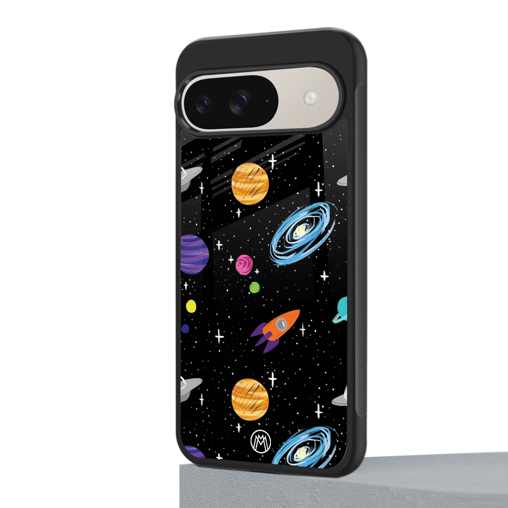 far far away back phone cover | glass case for google pixel 9