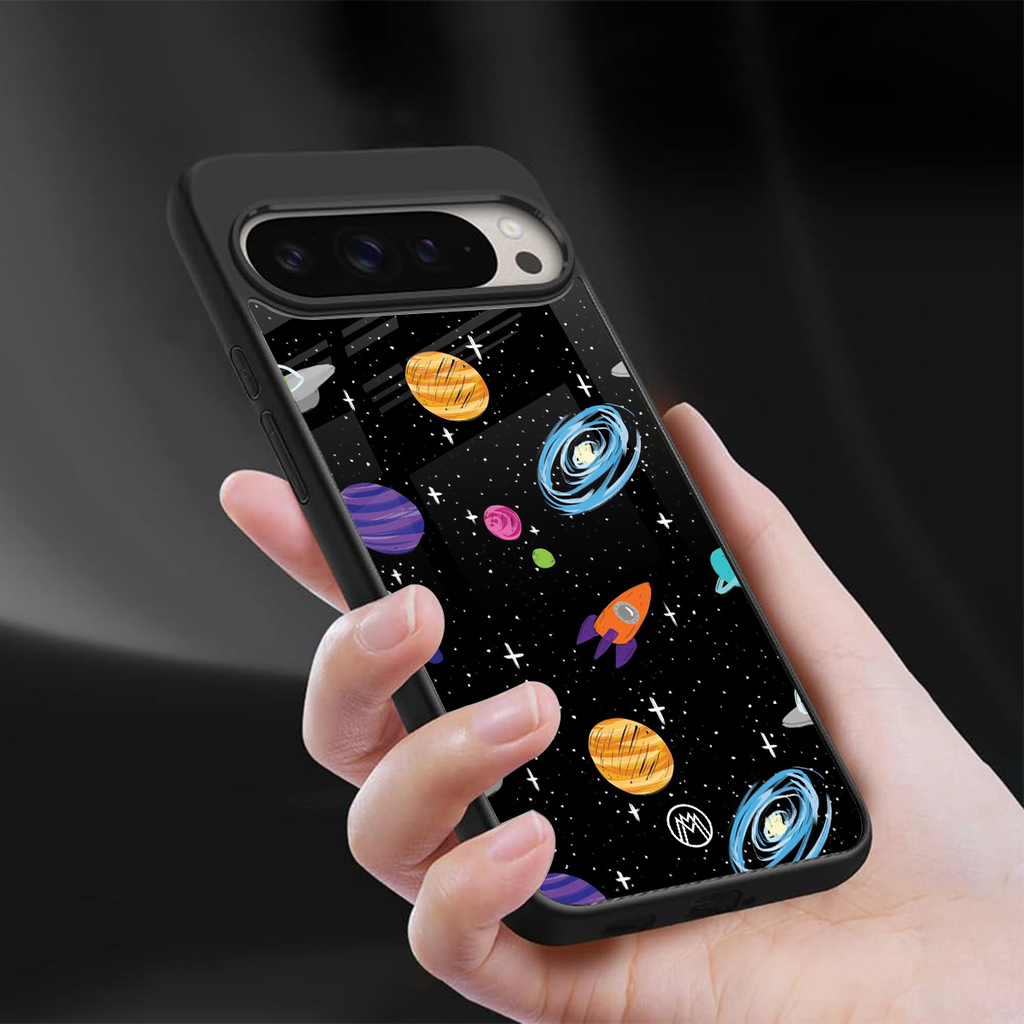 far far away back phone cover | glass case for google pixel 9 pro