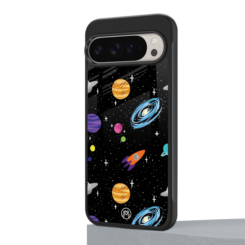 far far away back phone cover | glass case for google pixel 9 pro