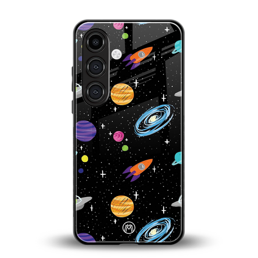 far far away back phone cover | glass case for samsung galaxy s24 fe