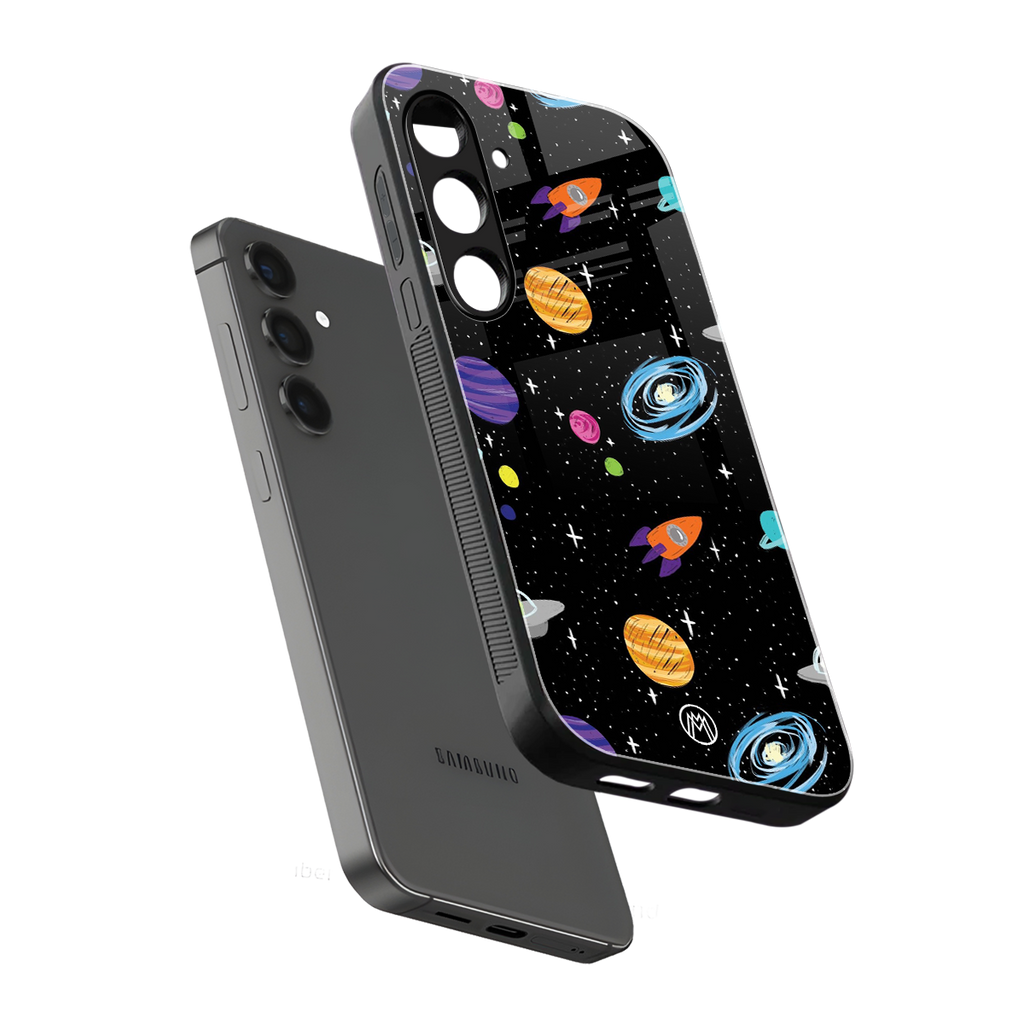 far far away back phone cover | glass case for samsung galaxy s25