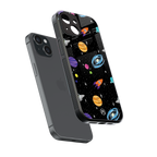 far far away back phone cover | glass case for iphone 15