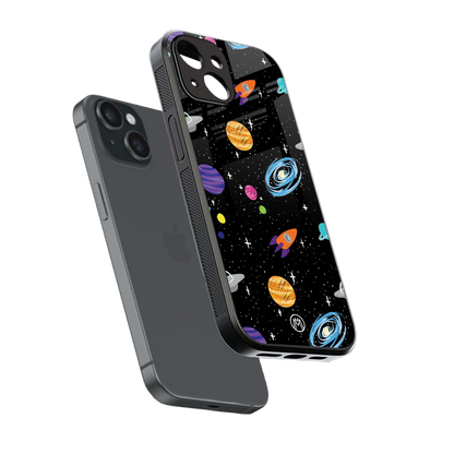 far far away back phone cover | glass case for iphone 14