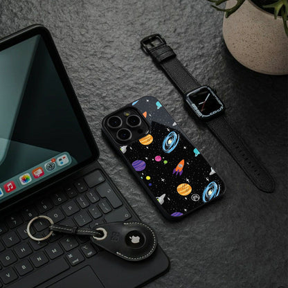 far far away back phone cover | glass case for iphone 15 pro