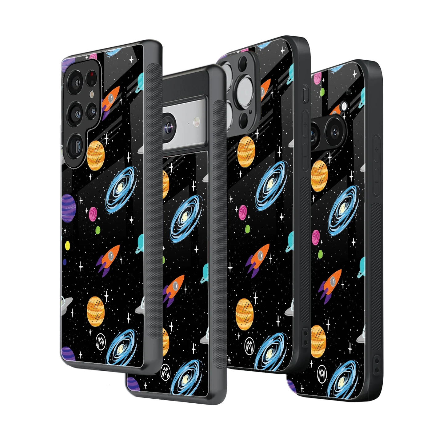 Stylish Glass Back Case for All Smartphones – iPhone, Samsung, OnePlus, Pixel, Redmi, Oppo, Vivo, Motorola