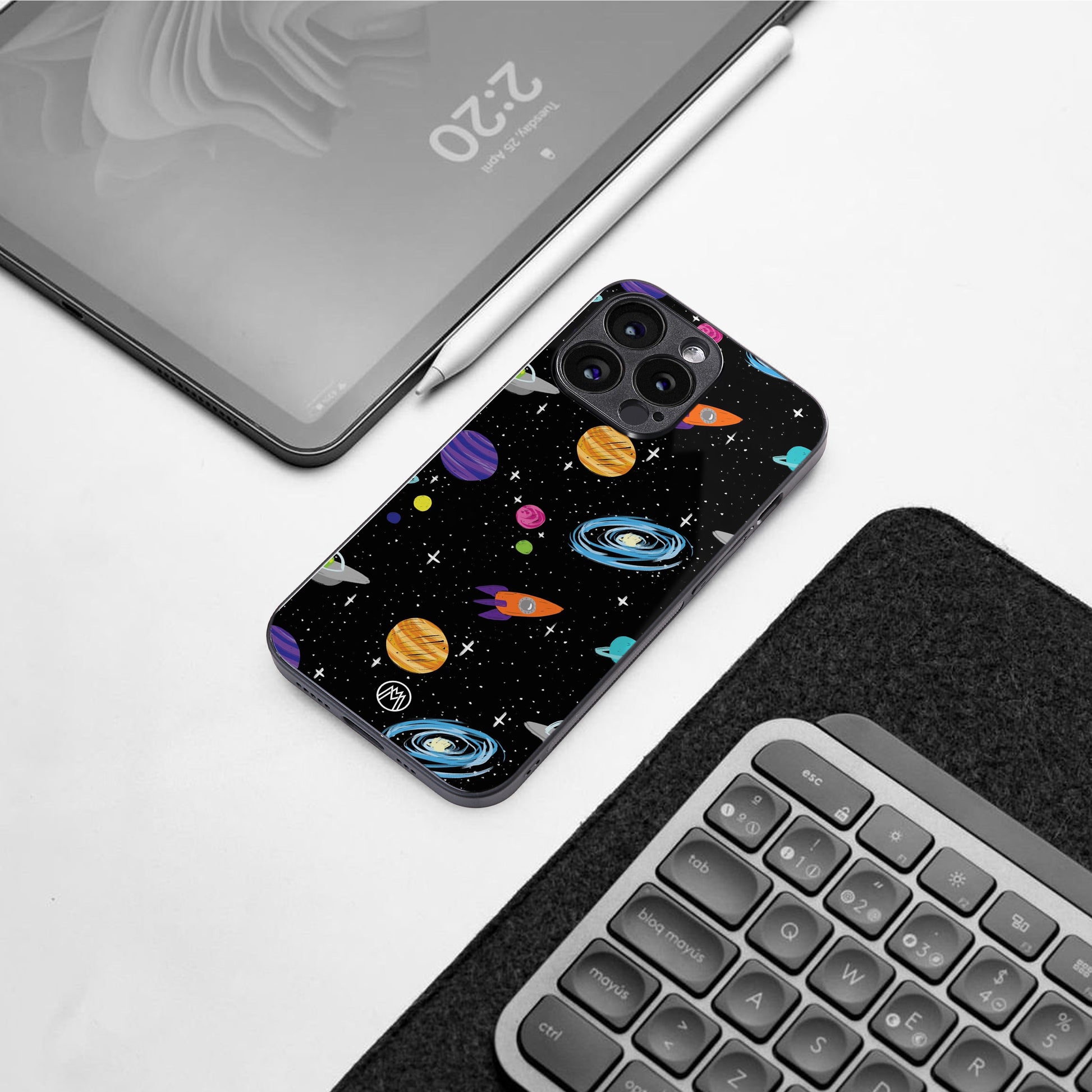 far far away back phone cover | glass case for google pixel 9
