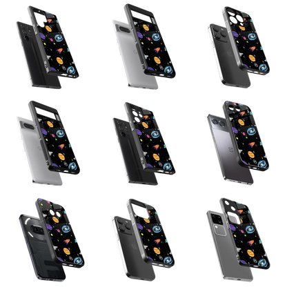 Durable Glass Back Mobile Case for iPhone, Samsung, OnePlus, Google Pixel, Redmi, Vivo, Oppo