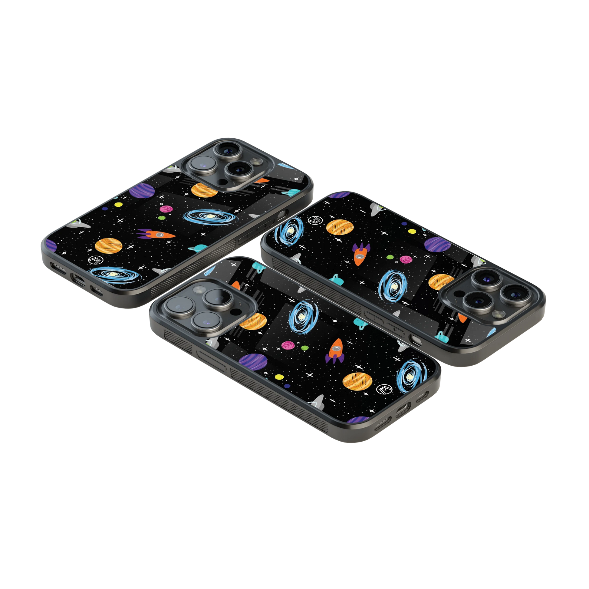 Luxury Glass Back Mobile Cover for iPhone, Samsung Galaxy, OnePlus, Pixel, Redmi & More