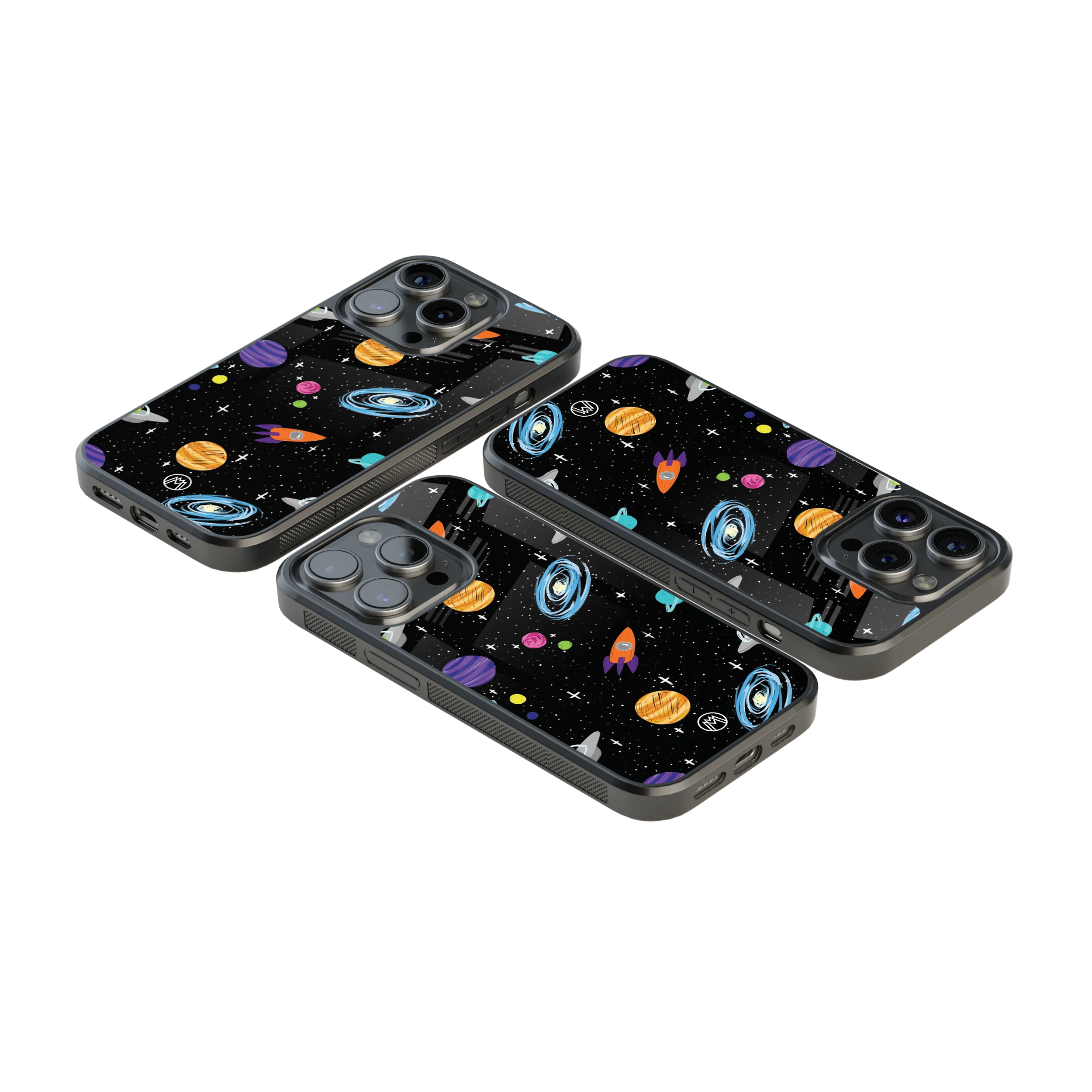 Luxury Glass Back Mobile Cover for iPhone, Samsung Galaxy, OnePlus, Pixel, Redmi & More