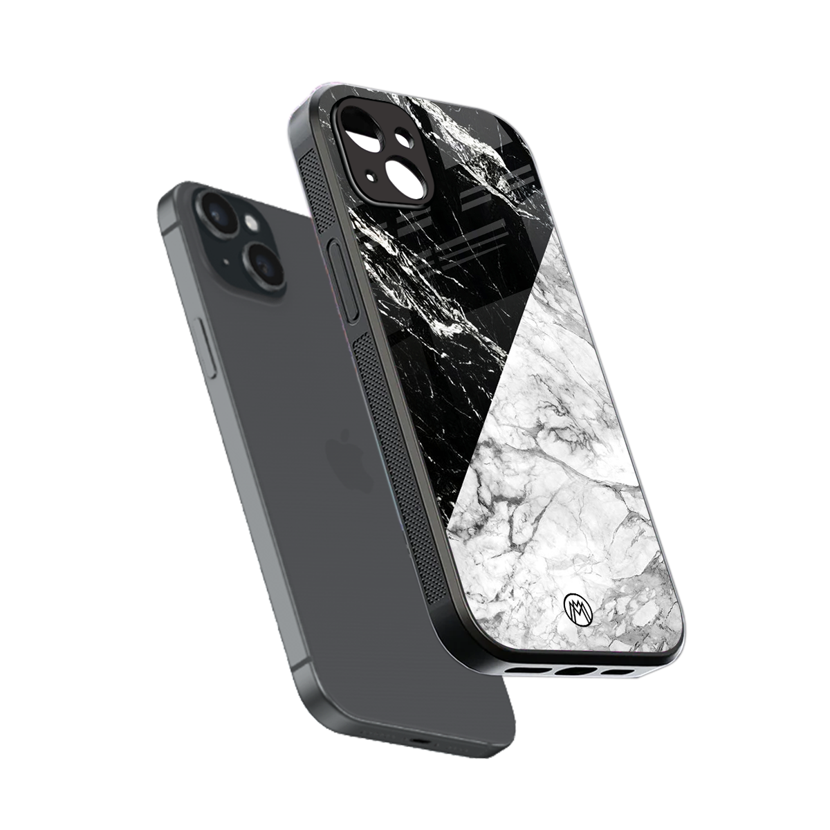 fatal contradiction back phone cover | glass case for iphone 15 plus